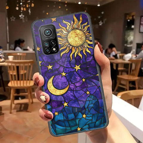 Xiaomi Mi 10T Pro Cover - Celestial Starry Universe Series - HQ Ultra Shine Premium Infinity Glass Soft Silicon Borders Case