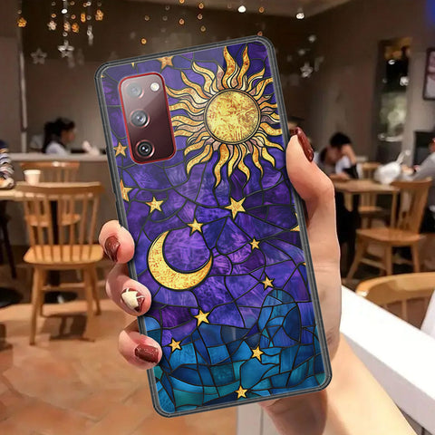 Samsung Galaxy S20 FE Cover - Celestial Starry Universe Series - HQ Ultra Shine Premium Infinity Glass Soft Silicon Borders Case