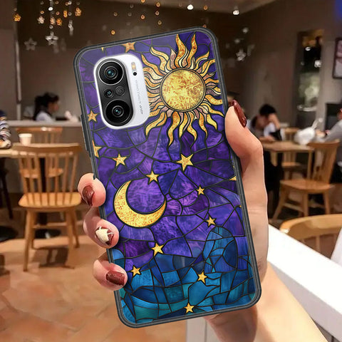 Xiaomi Redmi K40 Cover - Celestial Starry Universe Series - HQ Ultra Shine Premium Infinity Glass Soft Silicon Borders Case