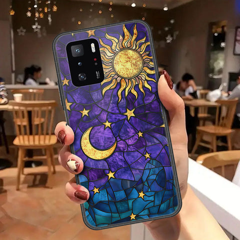 Xiaomi Poco X3 GT Cover - Celestial Starry Universe Series - HQ Ultra Shine Premium Infinity Glass Soft Silicon Borders Case