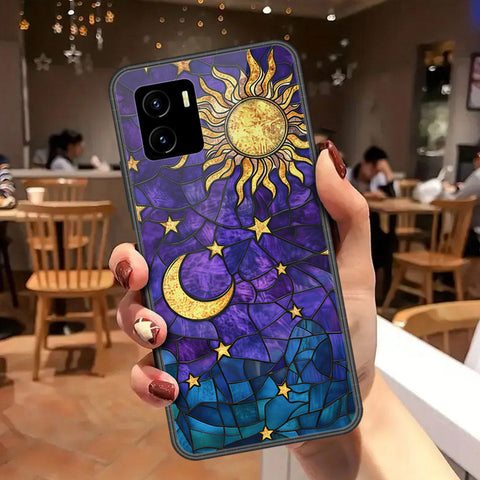 Vivo Y15s Cover - Celestial Starry Universe Series - HQ Ultra Shine Premium Infinity Glass Soft Silicon Borders Case
