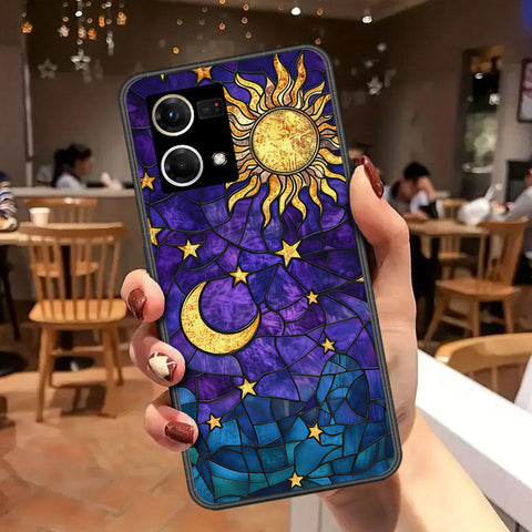 Oppo F21 Pro 4G Cover - Celestial Starry Universe Series - HQ Ultra Shine Premium Infinity Glass Soft Silicon Borders Case