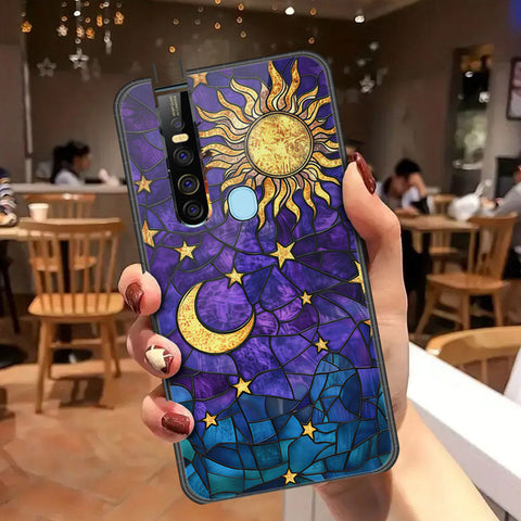 Tecno Camon 15 Pro Cover - Celestial Starry Universe Series - HQ Ultra Shine Premium Infinity Glass Soft Silicon Borders Case