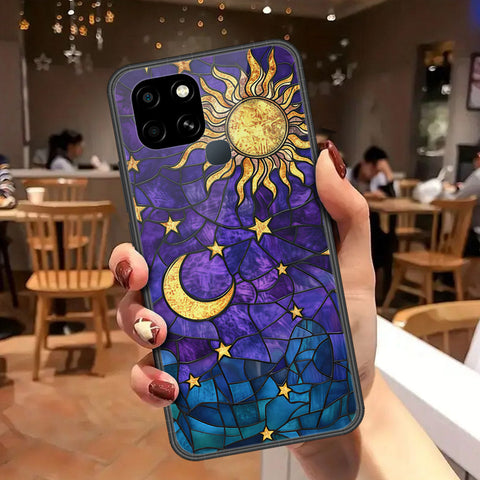 Infinix Smart 6 Cover - Personalized Alphabet Series Series - HQ Ultra Shine Premium Infinity Glass Soft Silicon Borders Cas