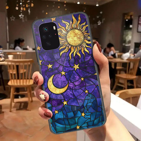 Xiaomi Redmi Note 10s Cover - Celestial Starry Universe Series - HQ Ultra Shine Premium Infinity Glass Soft Silicon Borders Case