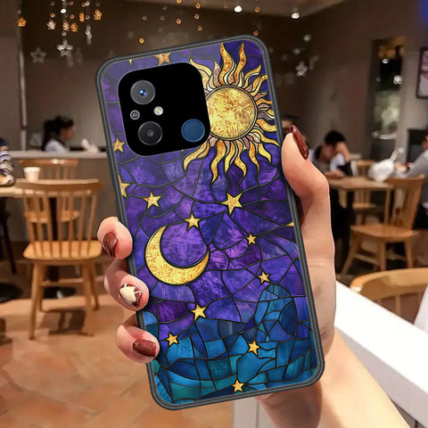 Xiaomi Redmi 12C Cover - Celestial Starry Universe Series - HQ Ultra Shine Premium Infinity Glass Soft Silicon Borders Case