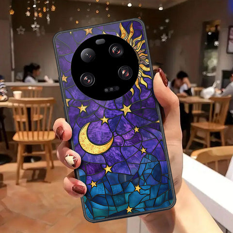 Xiaomi 13 Ultra Cover - Celestial Starry Universe Series - HQ Ultra Shine Premium Infinity Glass Soft Silicon Borders Case