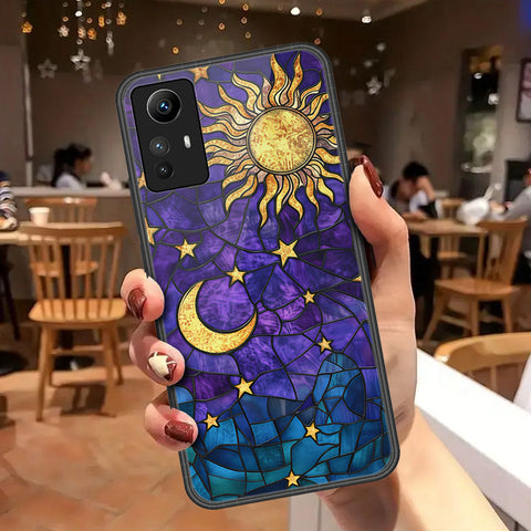 Xiaomi Redmi Note 12 4G Cover - Celestial Starry Universe Series - HQ Ultra Shine Premium Infinity Glass Soft Silicon Borders Case
