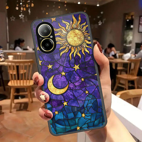 Realme C67 4G Cover - Celestial Starry Universe Series - HQ Ultra Shine Premium Infinity Glass Soft Silicon Borders Case