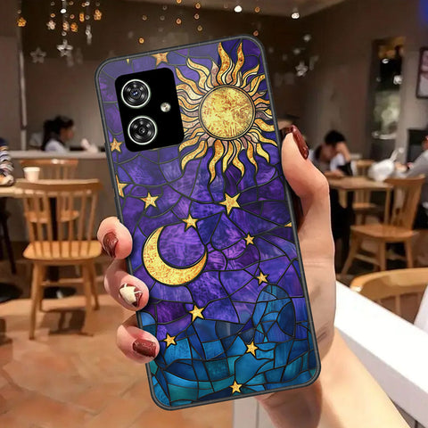 Motorola Moto G54 Cover - Celestial Starry Universe Series - HQ Ultra Shine Premium Infinity Glass Soft Silicon Borders Case