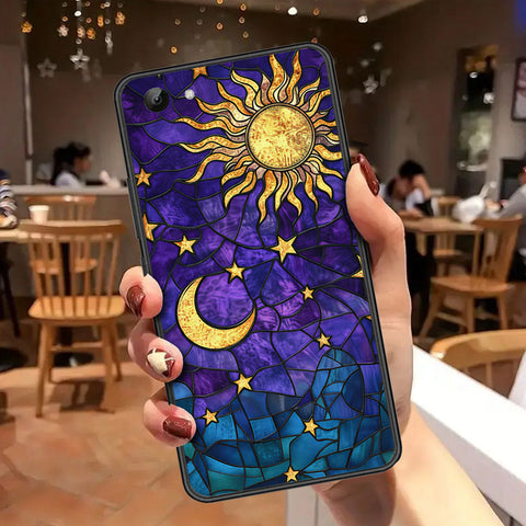 Vivo Y81 Cover - Celestial Starry Universe Series - HQ Ultra Shine Premium Infinity Glass Soft Silicon Borders Case