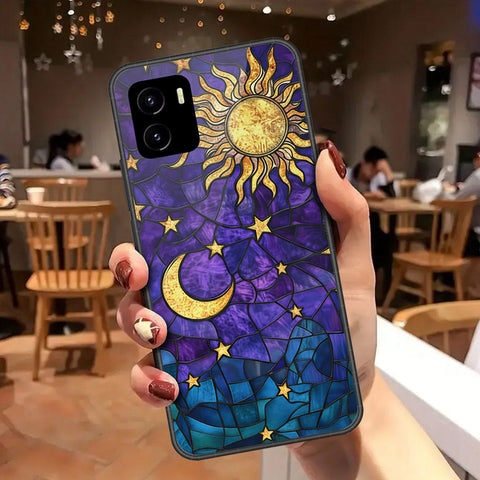 Vivo Y10 Cover - Celestial Starry Universe Series - HQ Ultra Shine Premium Infinity Glass Soft Silicon Borders Case