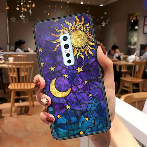 Vivo V17 Pro Cover - Celestial Starry Universe Series - HQ Ultra Shine Premium Infinity Glass Soft Silicon Borders Case