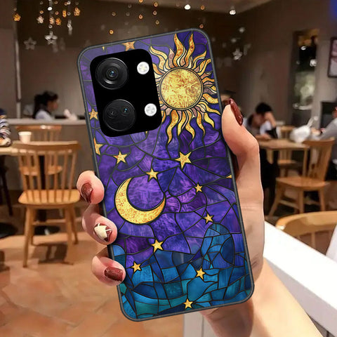 OnePlus Ace 2V Cover - Celestial Starry Universe Series - HQ Ultra Shine Premium Infinity Glass Soft Silicon Borders Case
