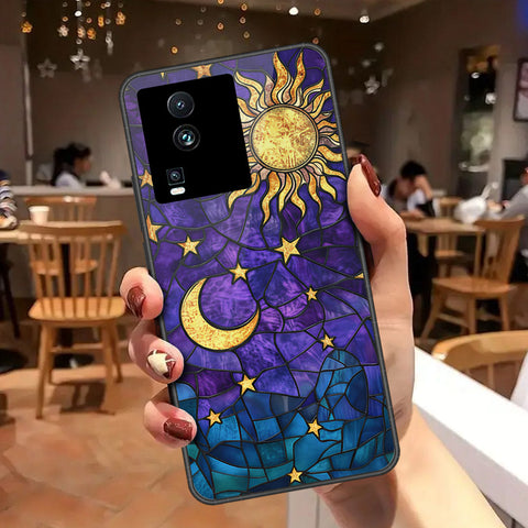Vivo iQOO Neo 7 Cover - Celestial Starry Universe Series - HQ Ultra Shine Premium Infinity Glass Soft Silicon Borders Case