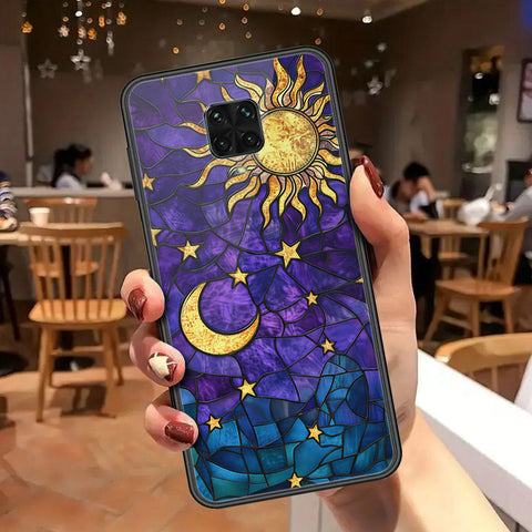 Xiaomi Redmi Note 9 Pro Cover - Celestial Starry Universe Series - HQ Ultra Shine Premium Infinity Glass Soft Silicon Borders Case