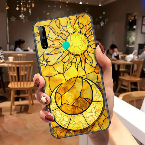 Huawei P40 lite E Cover - Celestial Starry Universe Series - HQ Ultra Shine Premium Infinity Glass Soft Silicon Borders Case