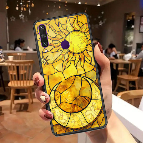 Huawei Y6p Cover - Celestial Starry Universe Series - HQ Ultra Shine Premium Infinity Glass Soft Silicon Borders Case