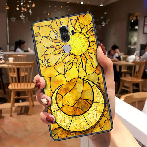 Huawei Mate 9 Cover - Celestial Starry Universe Series - HQ Ultra Shine Premium Infinity Glass Soft Silicon Borders Case
