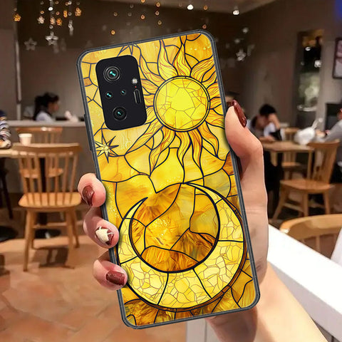 Xiaomi Redmi Note 10 Pro 4G Cover - Celestial Starry Universe Series - HQ Ultra Shine Premium Infinity Glass Soft Silicon Borders Case
