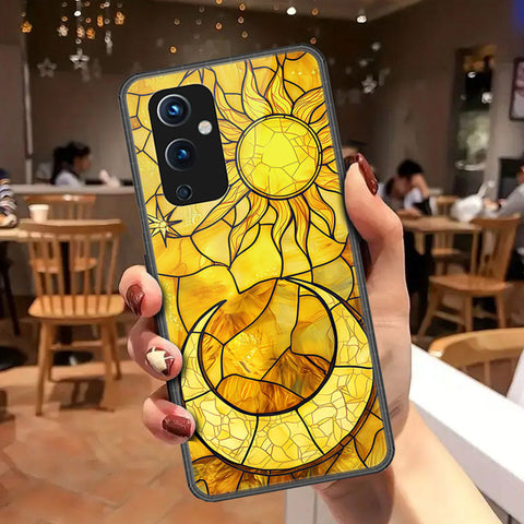 OnePlus 9 Cover - Celestial Starry Universe Series - HQ Ultra Shine Premium Infinity Glass Soft Silicon Borders Case