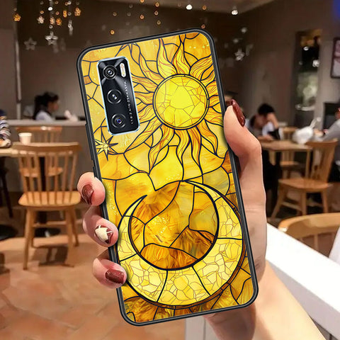 Vivo V20 SE Cover - Celestial Starry Universe Series - HQ Ultra Shine Premium Infinity Glass Soft Silicon Borders Case