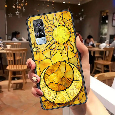 Vivo Y51a Cover - Celestial Starry Universe Series - HQ Ultra Shine Premium Infinity Glass Soft Silicon Borders Case