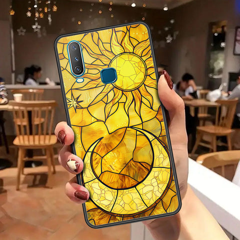 Vivo Y12 Cover - Celestial Starry Universe Series - HQ Ultra Shine Premium Infinity Glass Soft Silicon Borders Case