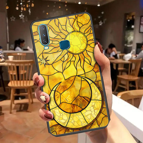 Vivo Y15 Cover - Celestial Starry Universe Series - HQ Ultra Shine Premium Infinity Glass Soft Silicon Borders Case