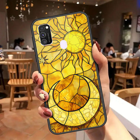Samsung Galaxy M30s Cover - Celestial Starry Universe Series - HQ Ultra Shine Premium Infinity Glass Soft Silicon Borders Case