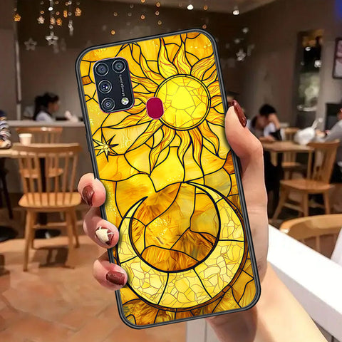 Samsung Galaxy M31 Cover - Celestial Starry Universe Series - HQ Ultra Shine Premium Infinity Glass Soft Silicon Borders Case