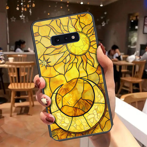 Samsung Galaxy S10e Cover - Celestial Starry Universe Series - HQ Ultra Shine Premium Infinity Glass Soft Silicon Borders Case