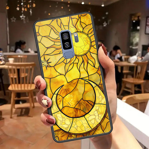 Samsung Galaxy S9 Plus Cover - Celestial Starry Universe Series - HQ Ultra Shine Premium Infinity Glass Soft Silicon Borders Case