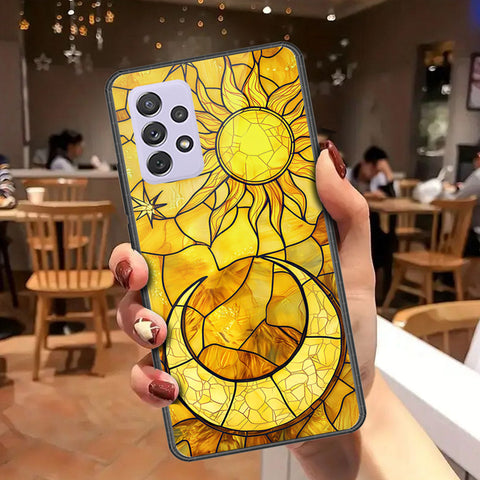 Samsung Galaxy A72 Cover - Celestial Starry Universe Series - HQ Ultra Shine Premium Infinity Glass Soft Silicon Borders Case