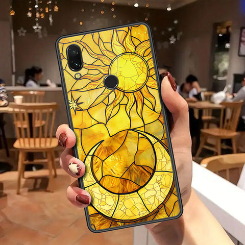 Xiaomi Redmi 7 Cover - Celestial Starry Universe Series - HQ Ultra Shine Premium Infinity Glass Soft Silicon Borders Case