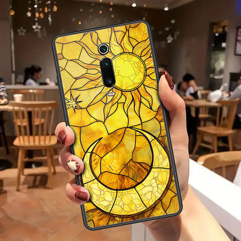 Xiaomi Mi 9T Cover - Celestial Starry Universe Series - HQ Ultra Shine Premium Infinity Glass Soft Silicon Borders Case