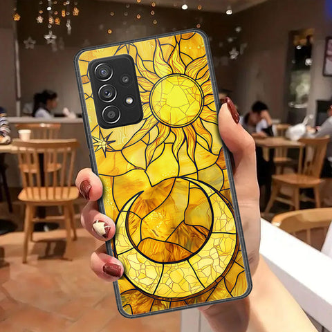 Samsung Galaxy A52 Cover - Celestial Starry Universe Series - HQ Ultra Shine Premium Infinity Glass Soft Silicon Borders Case