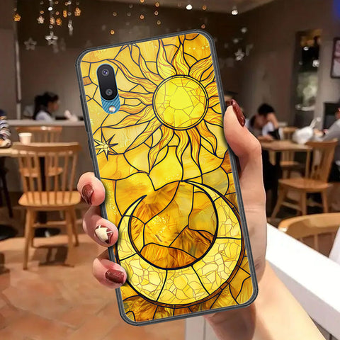 Samsung Galaxy A02 Cover - Celestial Starry Universe Series - HQ Ultra Shine Premium Infinity Glass Soft Silicon Borders Case