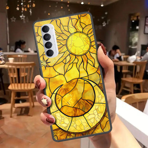 Oppo Reno 4 Pro Cover - Celestial Starry Universe Series - HQ Ultra Shine Premium Infinity Glass Soft Silicon Borders Case