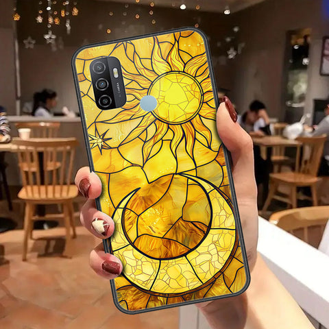 Oppo A53s Cover - Celestial Starry Universe Series - HQ Ultra Shine Premium Infinity Glass Soft Silicon Borders Case