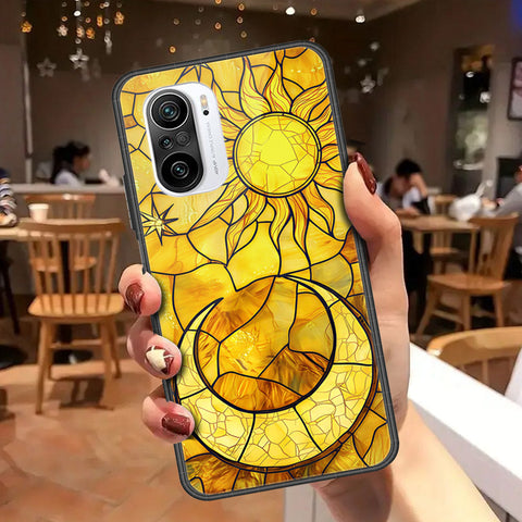 Xiaomi Redmi K40 Cover - Celestial Starry Universe Series - HQ Ultra Shine Premium Infinity Glass Soft Silicon Borders Case