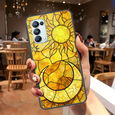 Oppo Reno 5 Pro 5G Cover - Celestial Starry Universe Series - HQ Ultra Shine Premium Infinity Glass Soft Silicon Borders Case