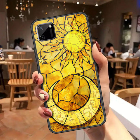 Realme C11 Cover - Celestial Starry Universe Series - HQ Ultra Shine Premium Infinity Glass Soft Silicon Borders Case