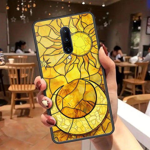 OnePlus 7 Pro Cover - Celestial Starry Universe Series - HQ Ultra Shine Premium Infinity Glass Soft Silicon Borders Case