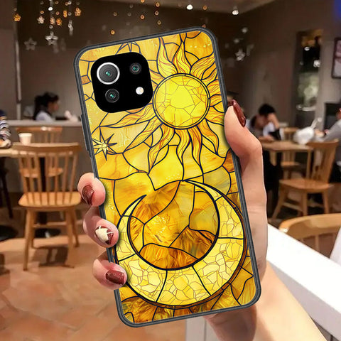 Xiaomi Mi 11 Lite Cover - Celestial Starry Universe Series - HQ Ultra Shine Premium Infinity Glass Soft Silicon Borders Case
