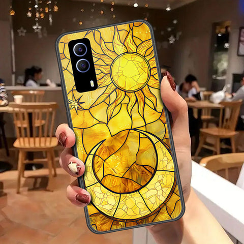 Vivo Y53s Cover - Celestial Starry Universe Series - HQ Ultra Shine Premium Infinity Glass Soft Silicon Borders Case