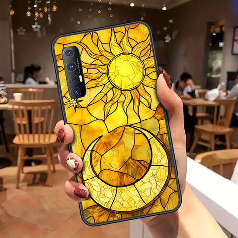 Oppo Reno 3 Pro Cover - Celestial Starry Universe Series - HQ Ultra Shine Premium Infinity Glass Soft Silicon Borders Case