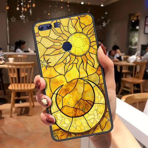 Huawei Honor 8 Cover - Celestial Starry Universe Series - HQ Ultra Shine Premium Infinity Glass Soft Silicon Borders Case