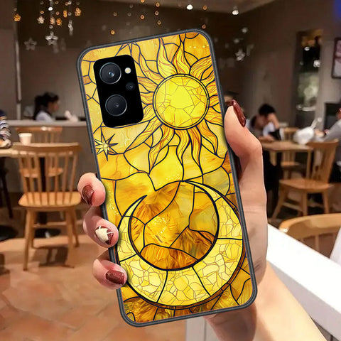 Realme 9i Cover - Celestial Starry Universe Series - HQ Ultra Shine Premium Infinity Glass Soft Silicon Borders Case