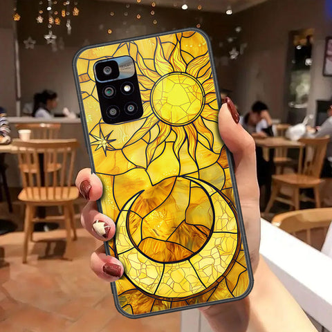 Xiaomi Redmi 10 Cover - Celestial Starry Universe Series - HQ Ultra Shine Premium Infinity Glass Soft Silicon Borders Case